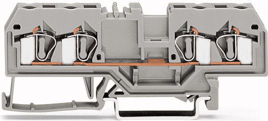 Wago Zaczka szynowa 4-przewodowa 4mm2 szara (281-652)