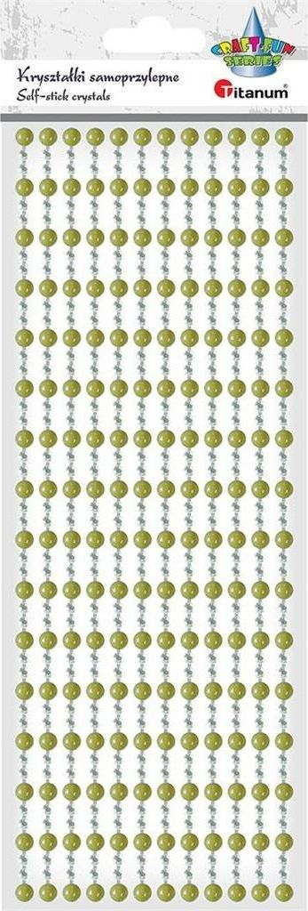 Titanum Kryształki samoprzylepne na pasku mix 12szt