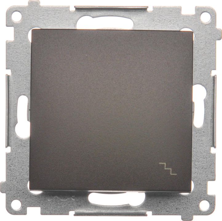 Kontakt-Simon Łącznik schodowy 16AX 250V zaciski śrubowe brąz mat metalizowany (DW6A.01/46)