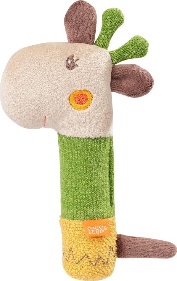 Fehn Zabawka z piszczałką Żyraf Lotta 17 cm