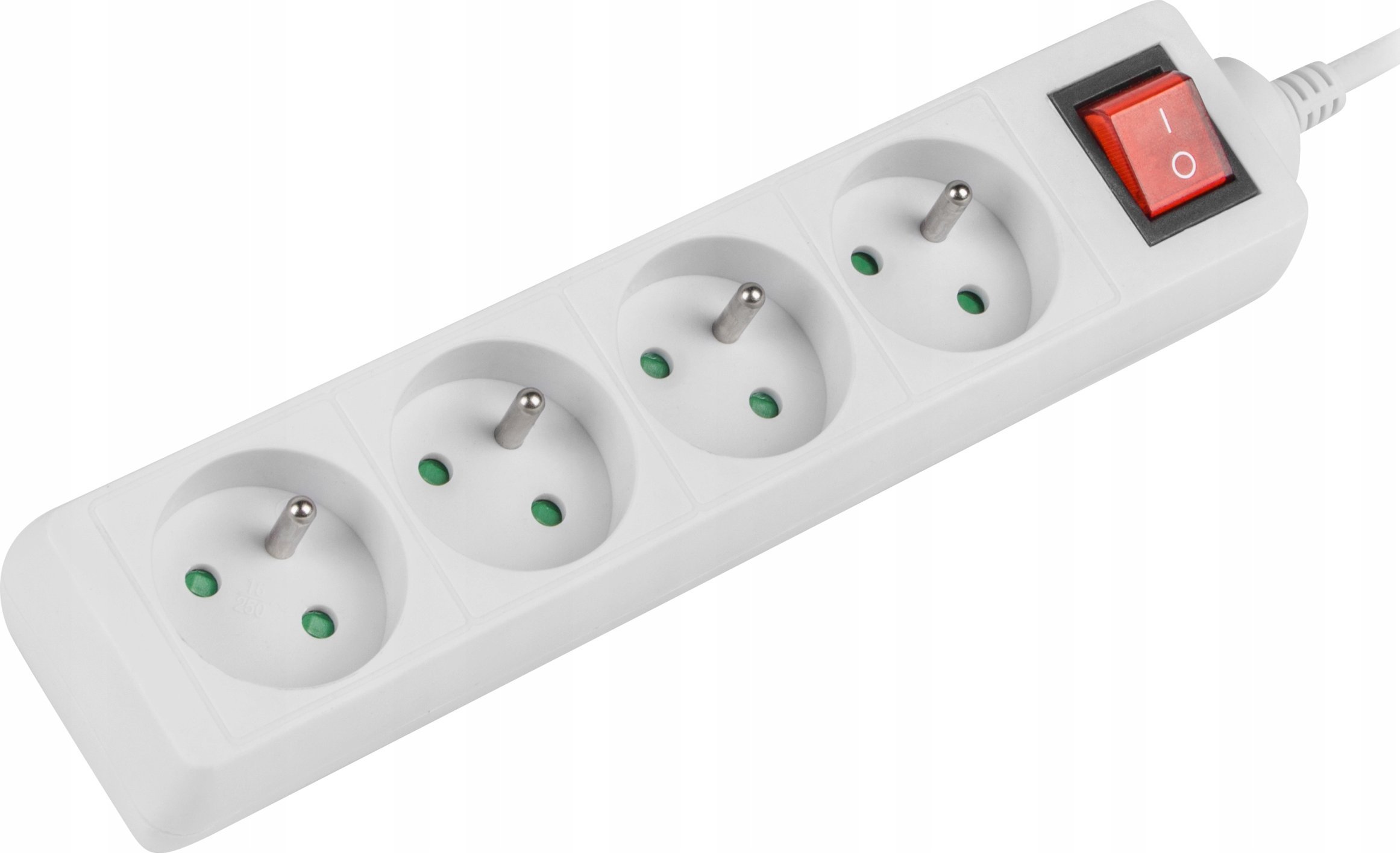 Listwa zasilająca Lanberg Listwa Zasilająca Przedłużacz 1,5m 4x230V włącznik