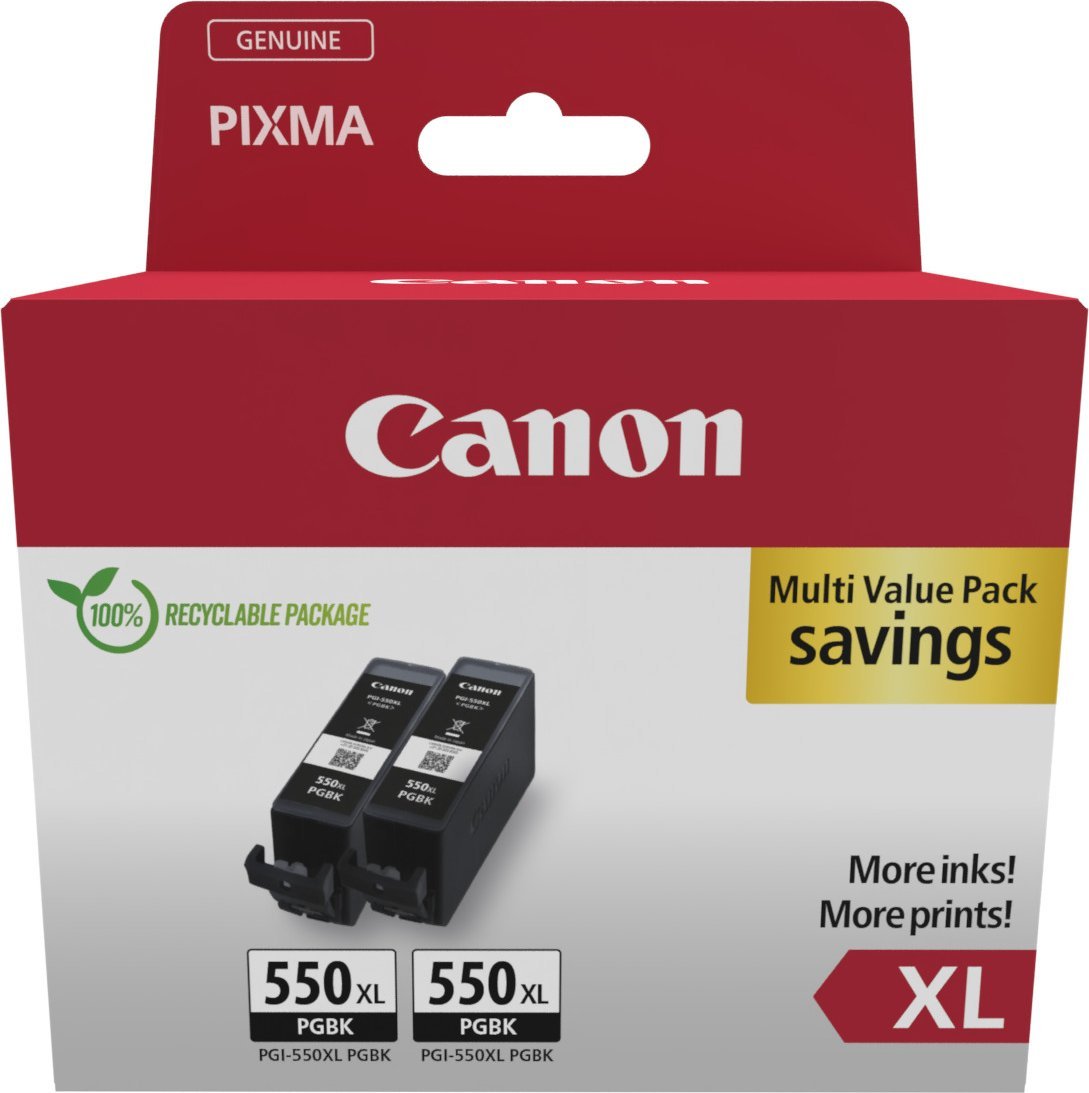 Tusz Canon PGI-550XL BK TWIN SEC