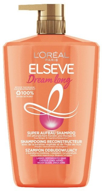 L'Oreal Paris Elseve Dream Long szampon odbudowujący do włosów długich i zniszczonych 1000ml