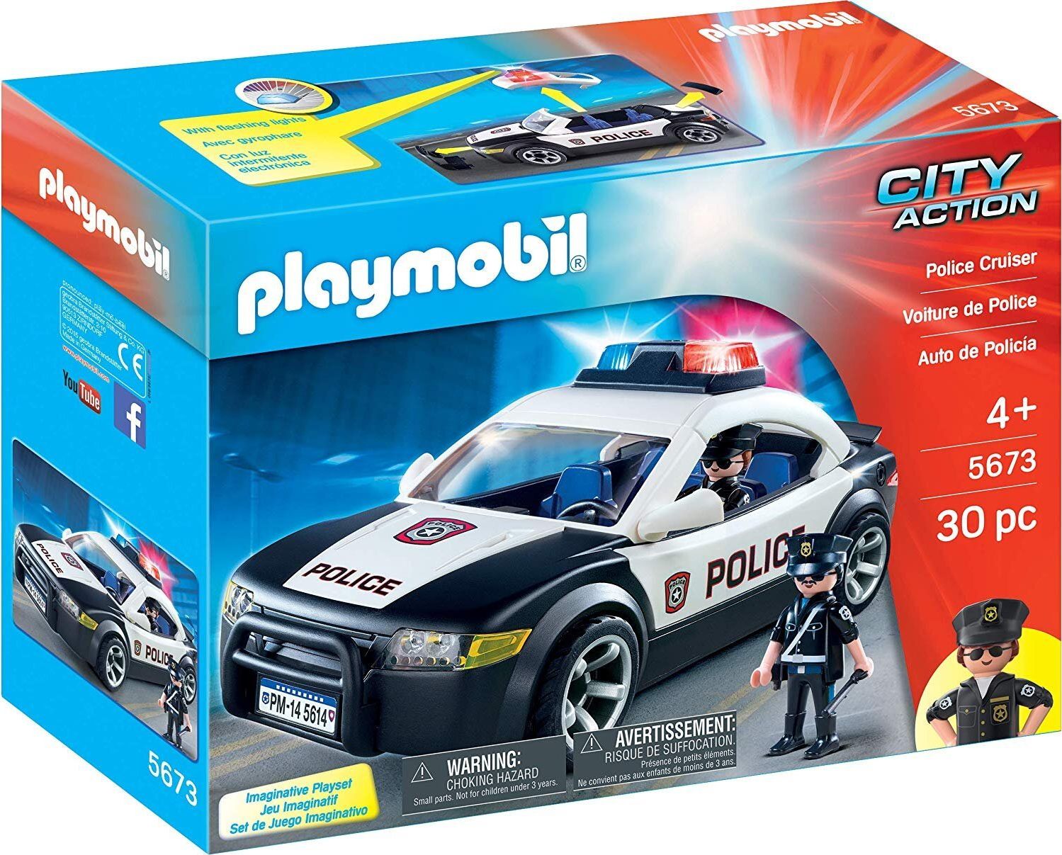Playmobil Samochód policyjny (5673)