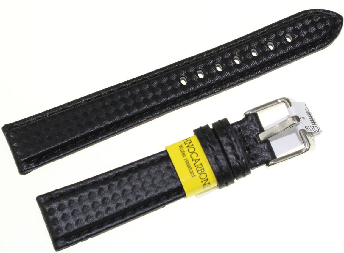 Morellato Karbonowy wodoodporny pasek do zegarka 18 mm Morellato A01U3586977819CR18