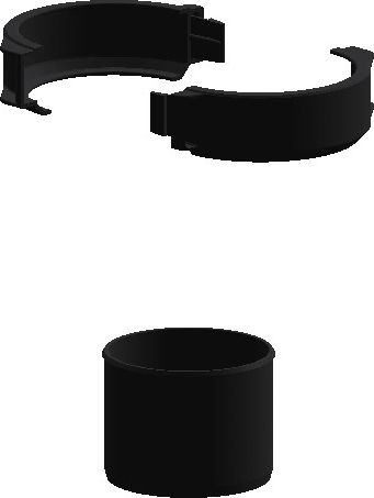 Concept Złączka FLEX-FLEX do rury spalinowej systemu PP-FLEX 80 (F90707080)