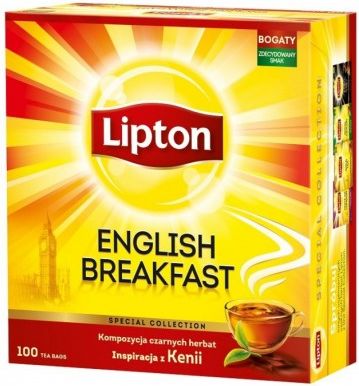 Lipton Kompozycja czarnych herbat English Breakfast 50 torebek