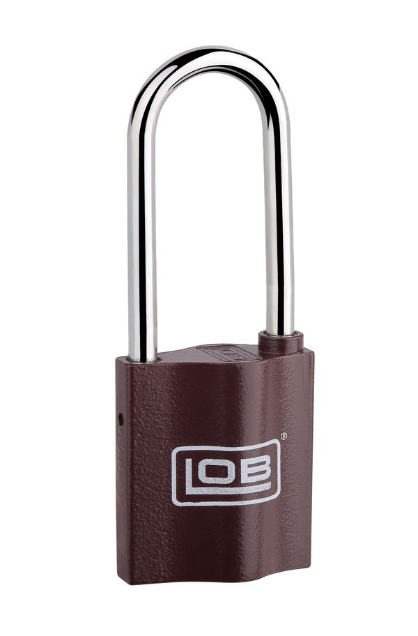 LOB Kłódka zasuwkowa z wydłużonym pałąkiem duży klucz K351
