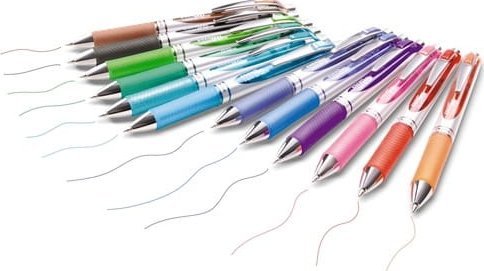 DŁUGOPIS AUTOMATYCZNY ŻELOWY PENTEL ENERGEL BL77 SELEDYNOWY