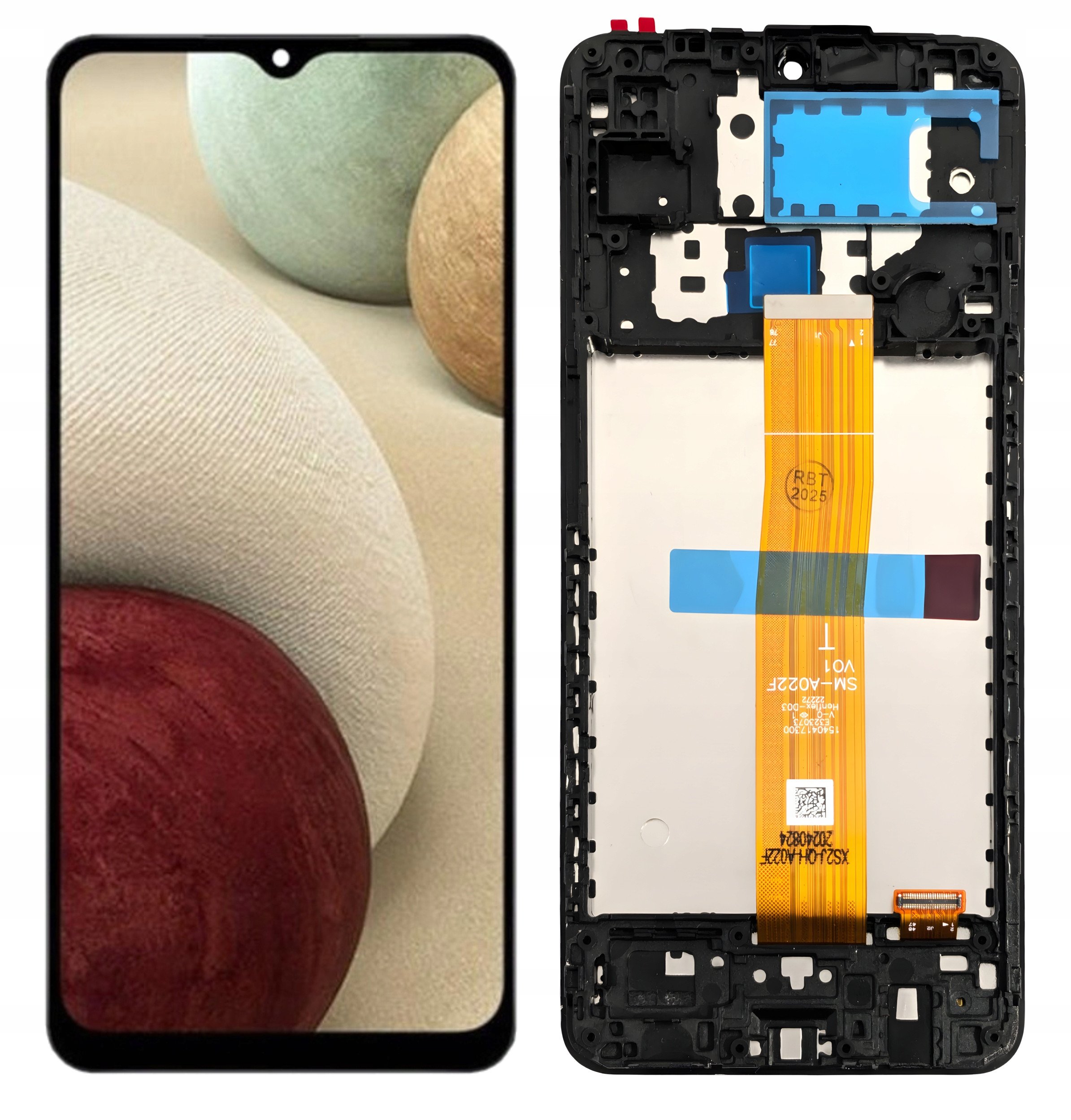 WYŚWIETLACZ EKRAN LCD DO SAMSUNG A12 RAMKA