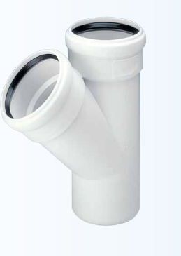 Magnaplast Trójniki 45° kanalizacji wewnętrznej dBEA 110/50mm (16030)