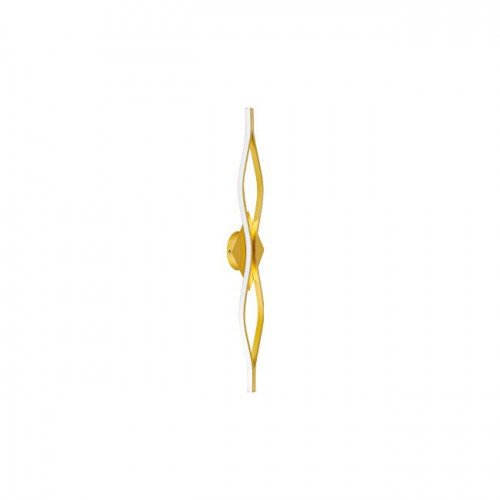 Kinkiet ścienny led Bramis 22W 78cm złoty