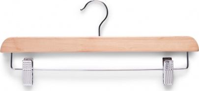 Zeller Wieszak na ubrania z klipsami, 2x36x16cm