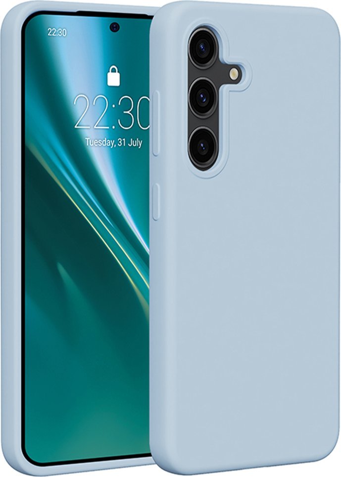 Etteri Nakładka Etteri Silicone Case do Samsung Galaxy S24 jasnoniebieska