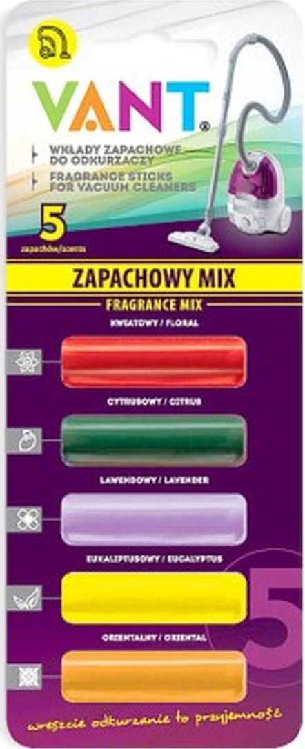 Vant 5 Wkład Zapachowy Do Odkurzacza Mix 5 szt.