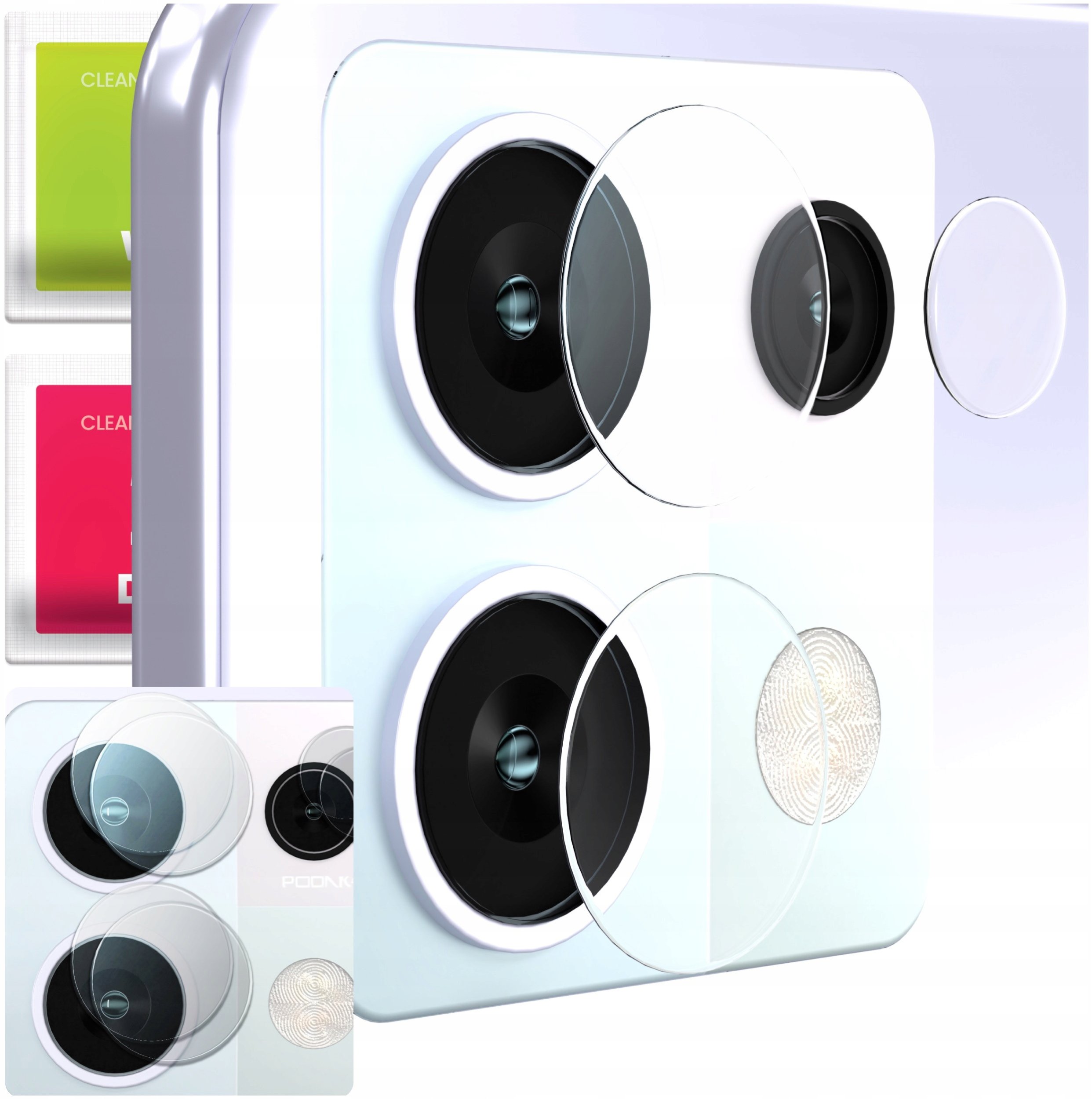 2-PAK Szkło Na Aparat Do Xiaomi Redmi Note 13 Pro 5G (Hartowane, Ochronne)