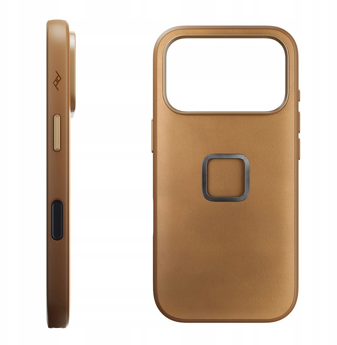 Peak Design Mobile Everyday Clarino Case iPhone 17 Pro Tan - brązowy