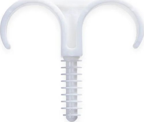 Aigostar Dwuhaczykowy zacisk do rur z PVC ze śrubą rozporową, 25 mm Dwuhaczykowy zacisk do rur z PVC ze śrubą rozporową, 25 mm