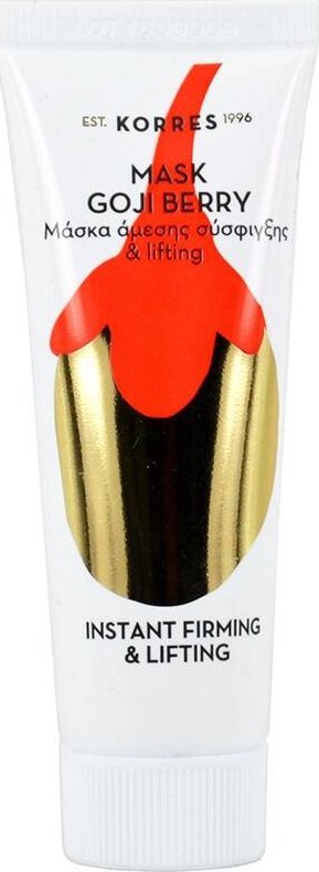 Korres Goji Berry Instant Firming & Lifting Mask ujędrniająco-liftingująca maska do twarzy z jagodami goji 18ml