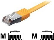 Equip Patchcord S/FTP, Cat.6, 25cm, żółty (605563)