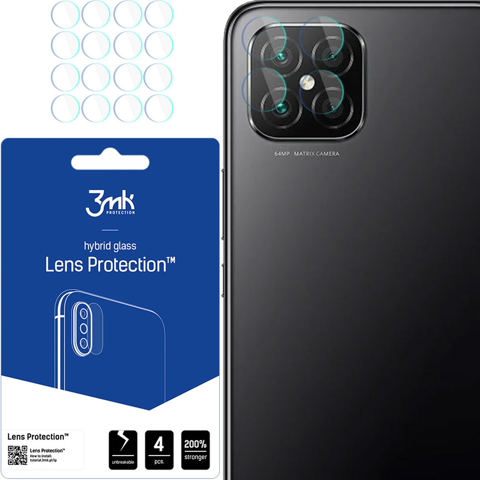 HONOR PLAY 20 PRO - 3MK LENS PROTECTION