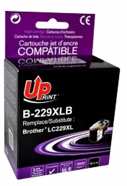 Tintes kārtridžs UPrint Brother B-229XLB Black