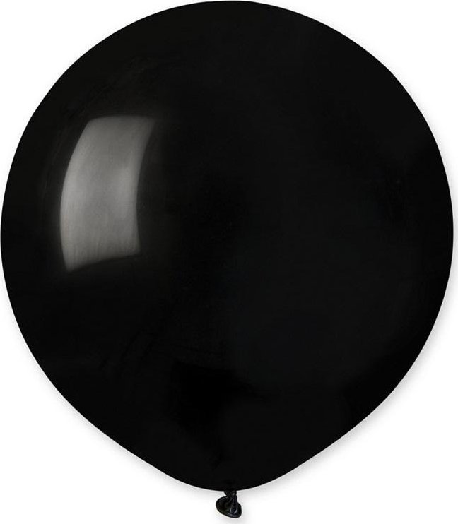 Balony pastel czarne 25szt
