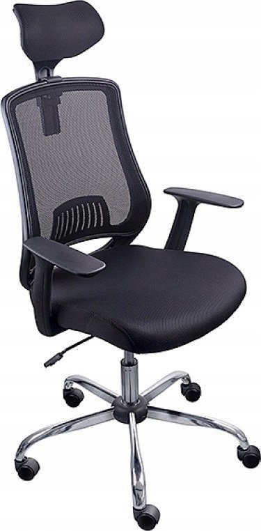 Krzesło biurowe Office Products Itaka Czarne