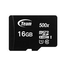 Karta TeamGroup 500x MicroSDHC 16 GB Class 10 UHS-I (TUSDH16GCL10U03)