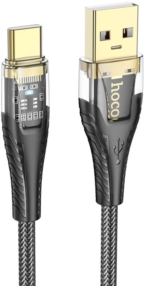 Kabel USB Hoco USB-A - USB-C 1.2 m Czarny (U121)