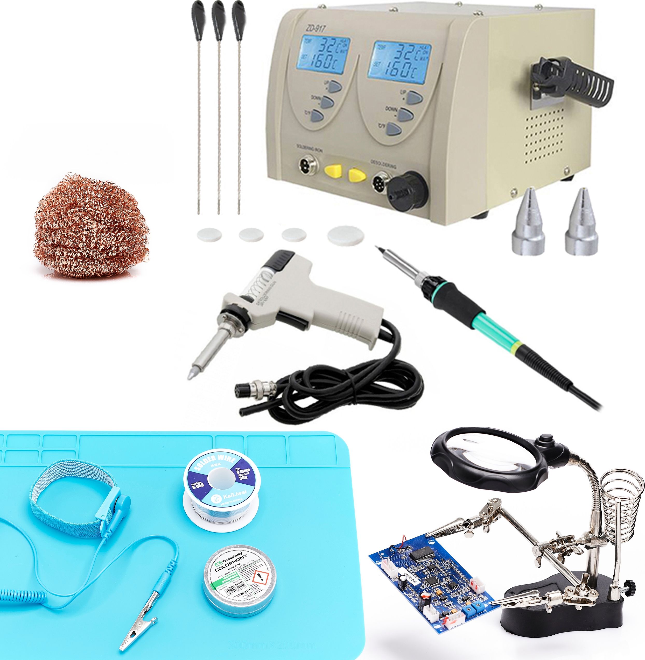 Techrebal STACJA ROZLUTOWNICZA ZD-917 TRZECIA RĘKA MATA ESD