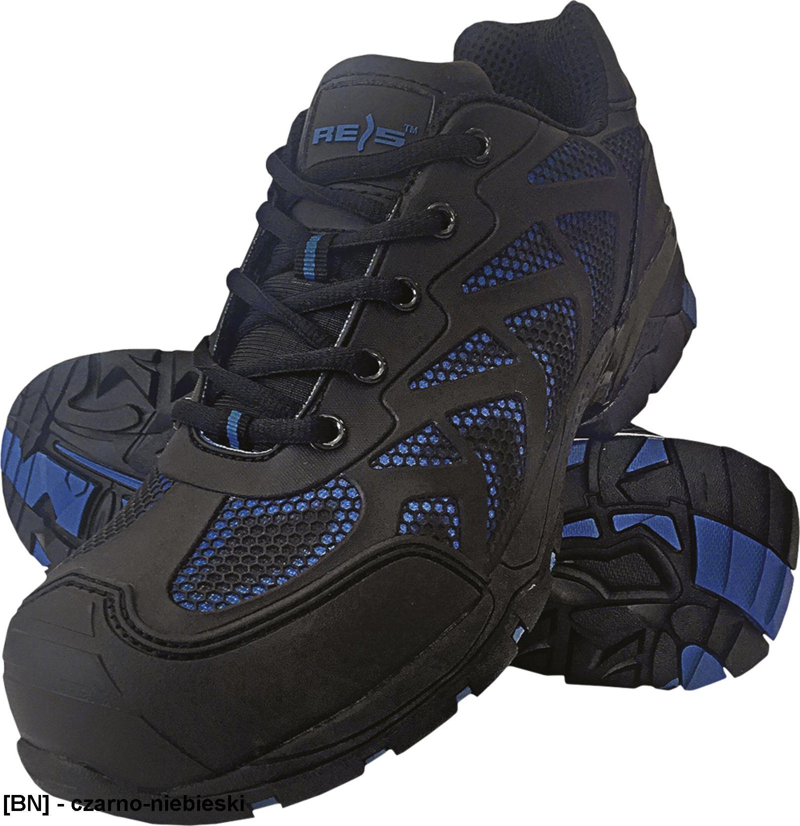 R.E.I.S. BRBELGIA SB SRC - buty wykonane z PU, skóry bydlęcej i siateczki, z kompozytowym podnoskiem 44