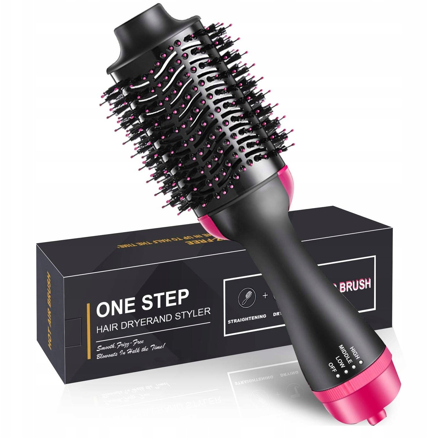 Suszarka szczotka lokówka do stylizacji włosów 4w1