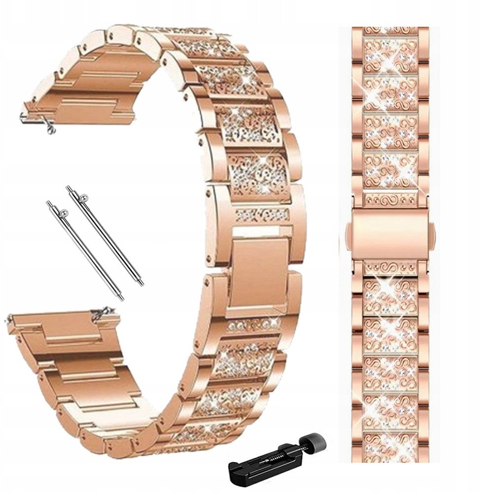 BRANSOLETKA PASEK DO SMARTWATCHA CYRKONIE 18MM