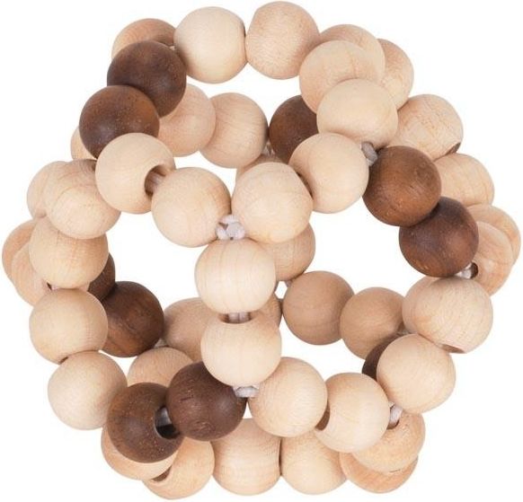 Heimess Drewniana grzechotka dla dzieci Kula natura Heimess - 737670