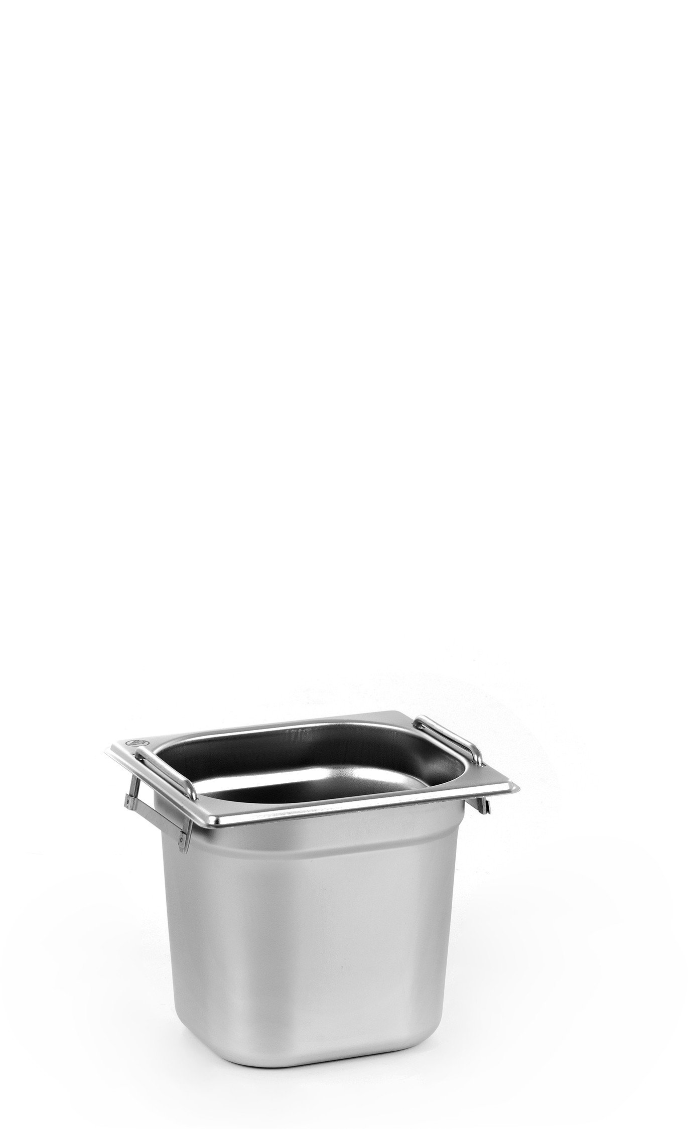 Pojemnik GN 1/6 150 mm z uchwytami ze stali nierdzewnej | TECHNICA, Cold Line