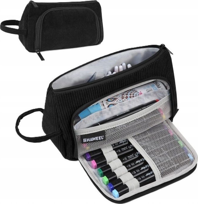 Haweel Kosmetyczka Podróżna Piórnik Organizer Pojemnik na Kosmetyki do Salonu / HWL2131B