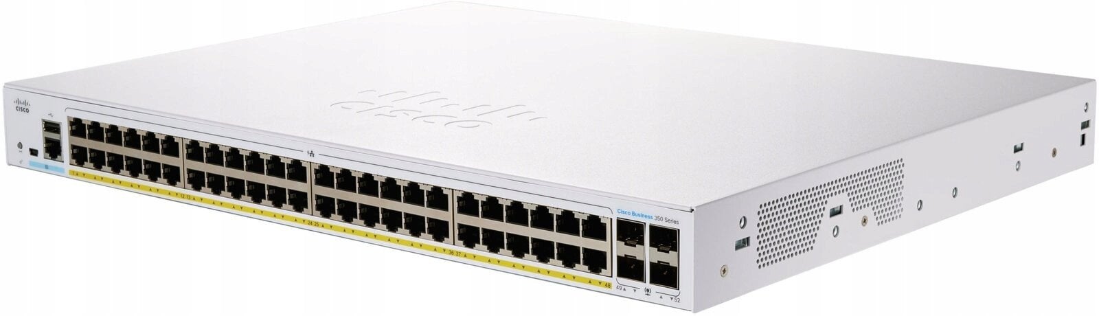 Cisco CBS350-48P-4G Zarządzany L2/L3 Gigabit Ethernet (10/100/1000) Srebrny