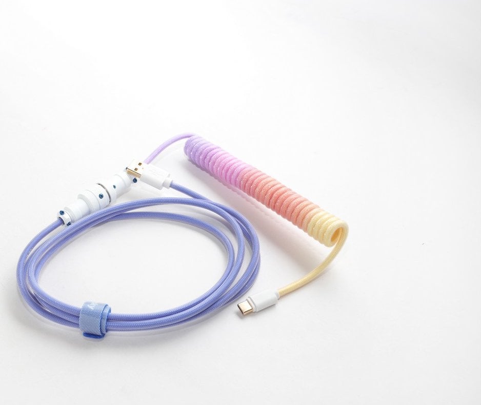 Kabel USB Ducky USB-A - USB-C 1.8 m Fioletowy (DACOC2-AFT1)