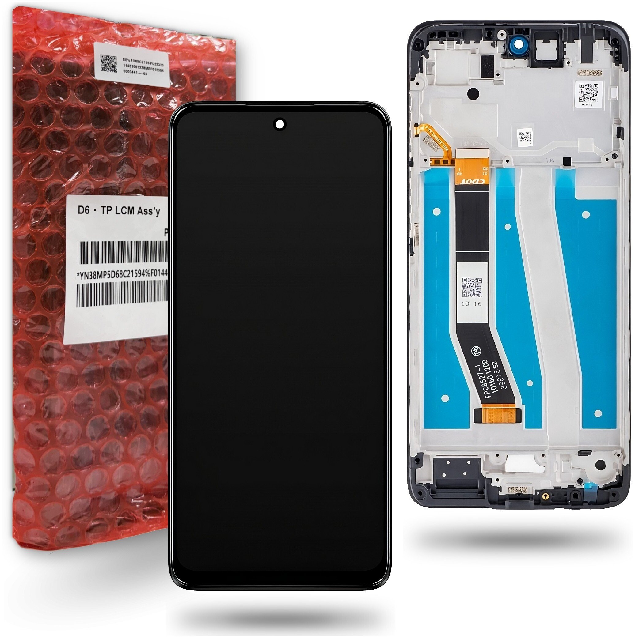 Wyświetlacz do Motorola Moto G14 Service Pack LCD XT2341-1 Ekran Oryginał