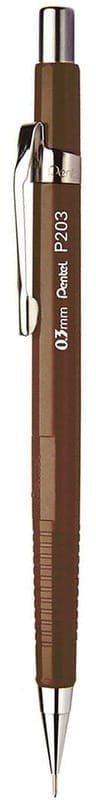 Ołówek automatyczny Pentel P203 0.3mm brązowy