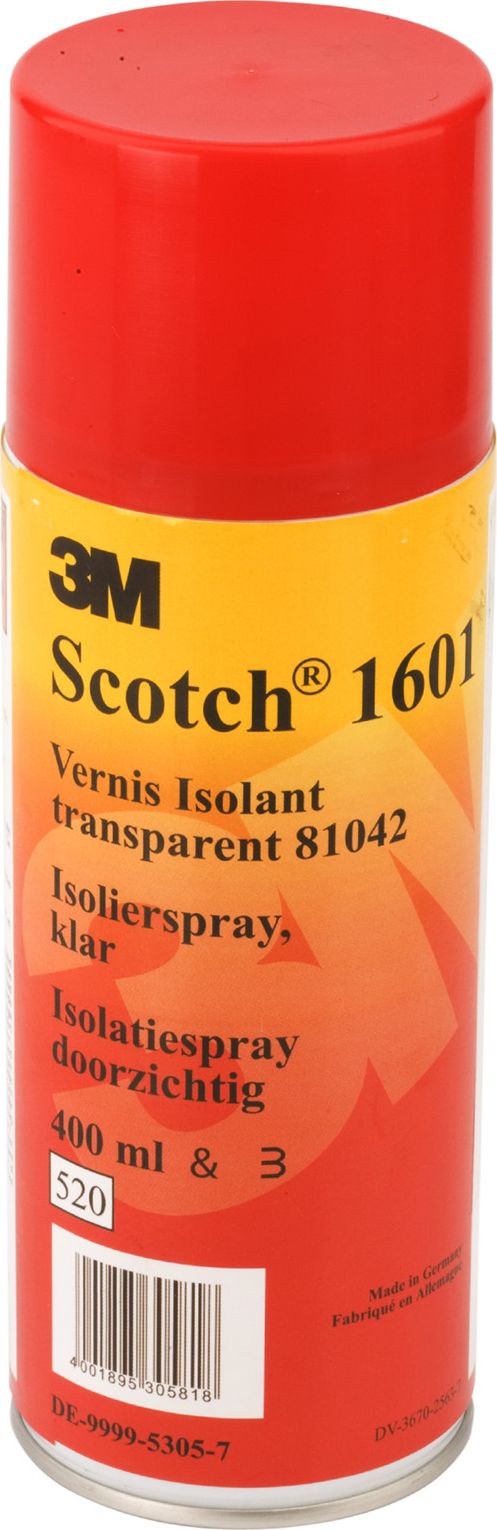 3M Aerozol elektroizolujący bezbarwny 1601 - SCOTCH 40kV/mm 400ml (DE999953057)