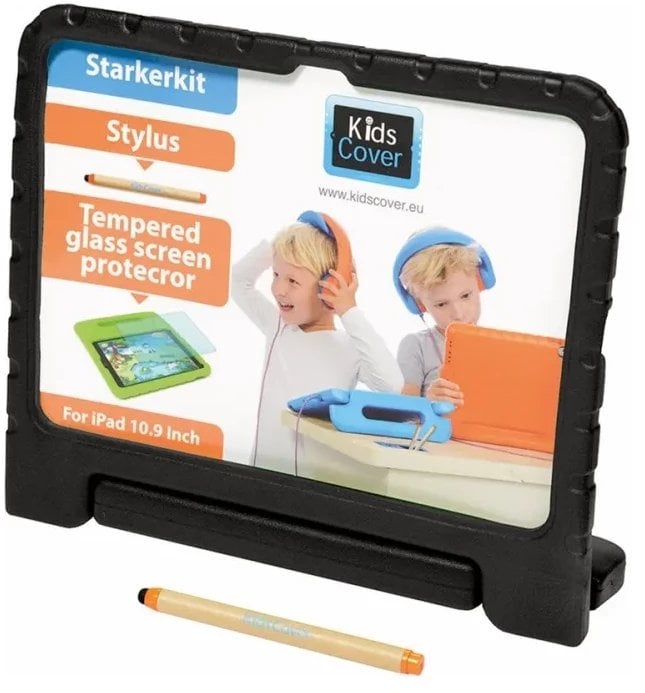PARAT KidsCover f�r iPad 10 Gen./11 Gen. inkl. StylusPen und geh�rtetem Displayschutz - schwarz