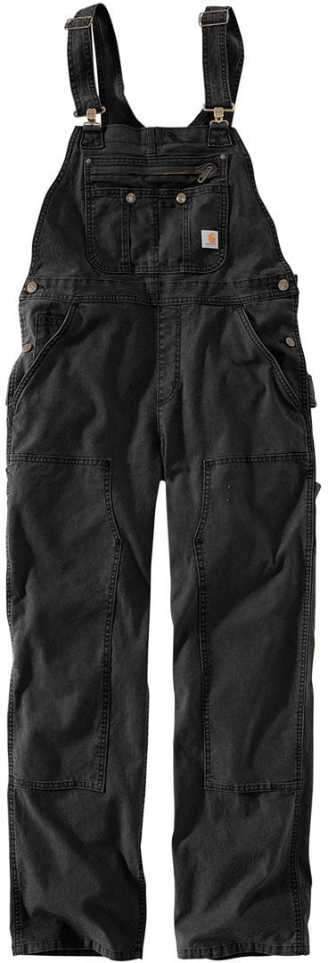 Carhartt Ogrodniczki Carhartt Crawford Double Front Black