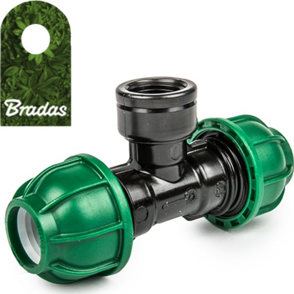 Bradas IQ Trójnik do rur PE 32mm GW1" DSRAIQT32GW1 Bradas 7918