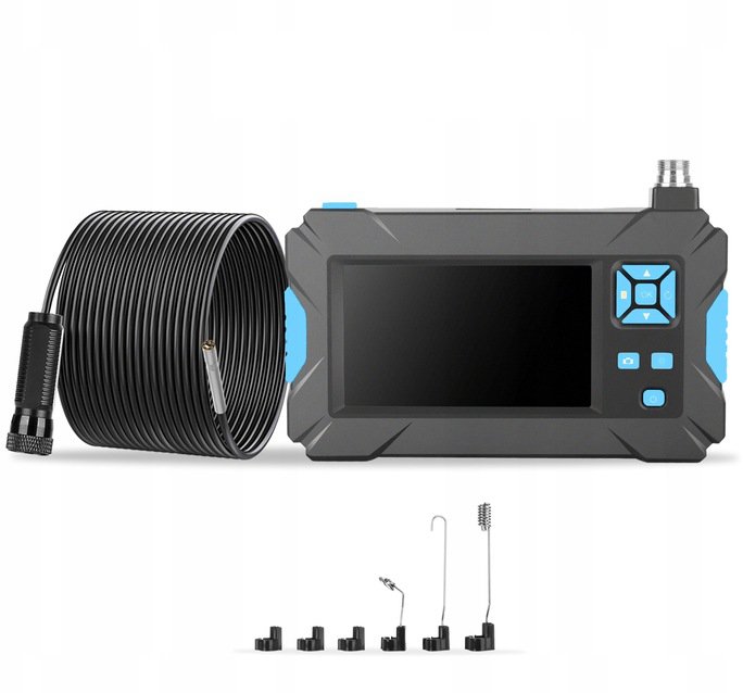 Inskam Kamera Inspekcyjna Endoskop P30 9 LED Kabel 10m Dwie Kamery FullHD