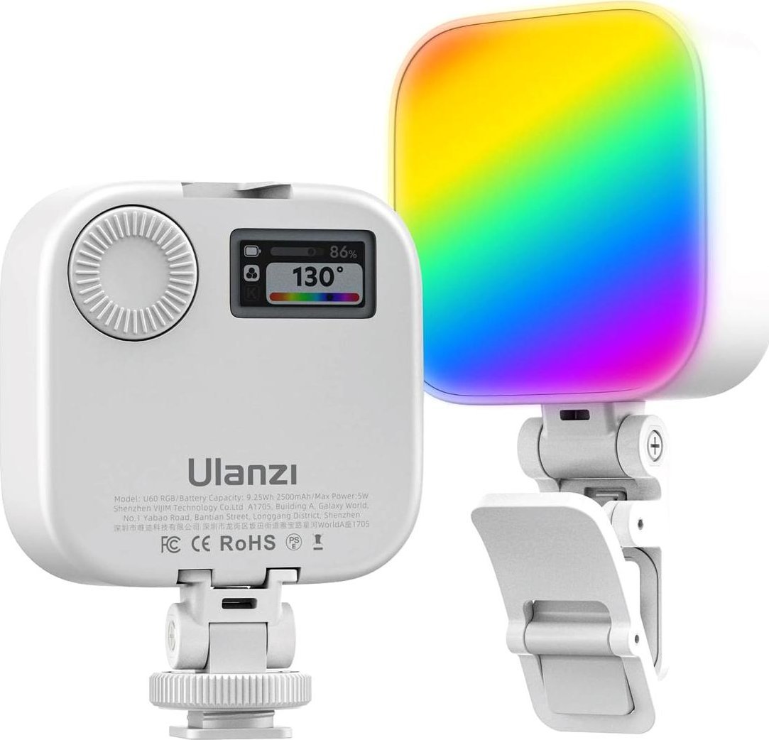 Lampa studyjna Ulanzi Ulanzi U60 Lampa LED panelowa z akumulatorem, RGB WB (2500 K - 9000 K)