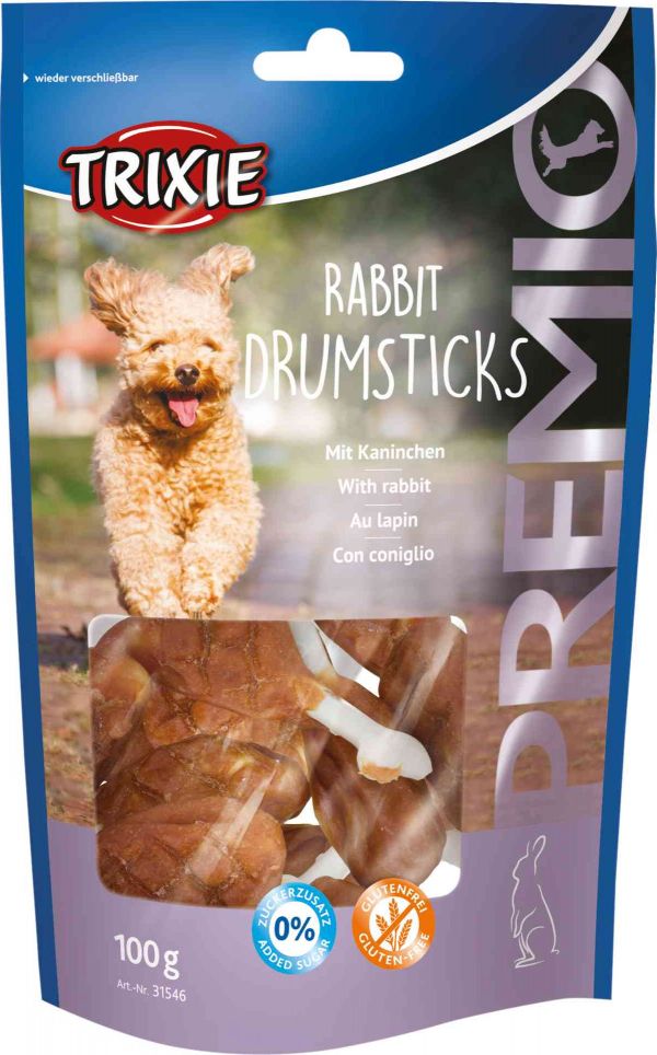 Trixie Przysmaki PREMIO Rabbit Drumsticks, królik,100g (TX-31546)