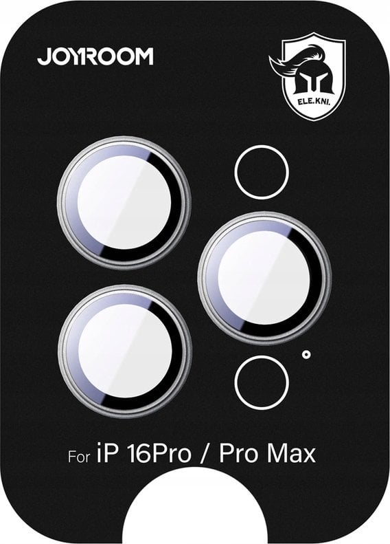 Szkło ochronne Joyroom JR-MFY0262 na obiektywy iPhone 16 Pro/16 Pro Max - tytanowe