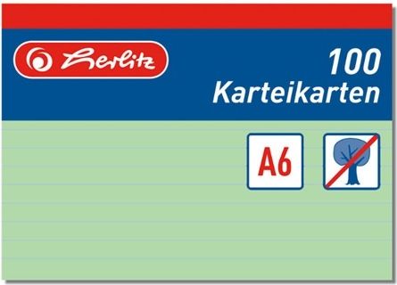 Herlitz Karteczki A6 zielone